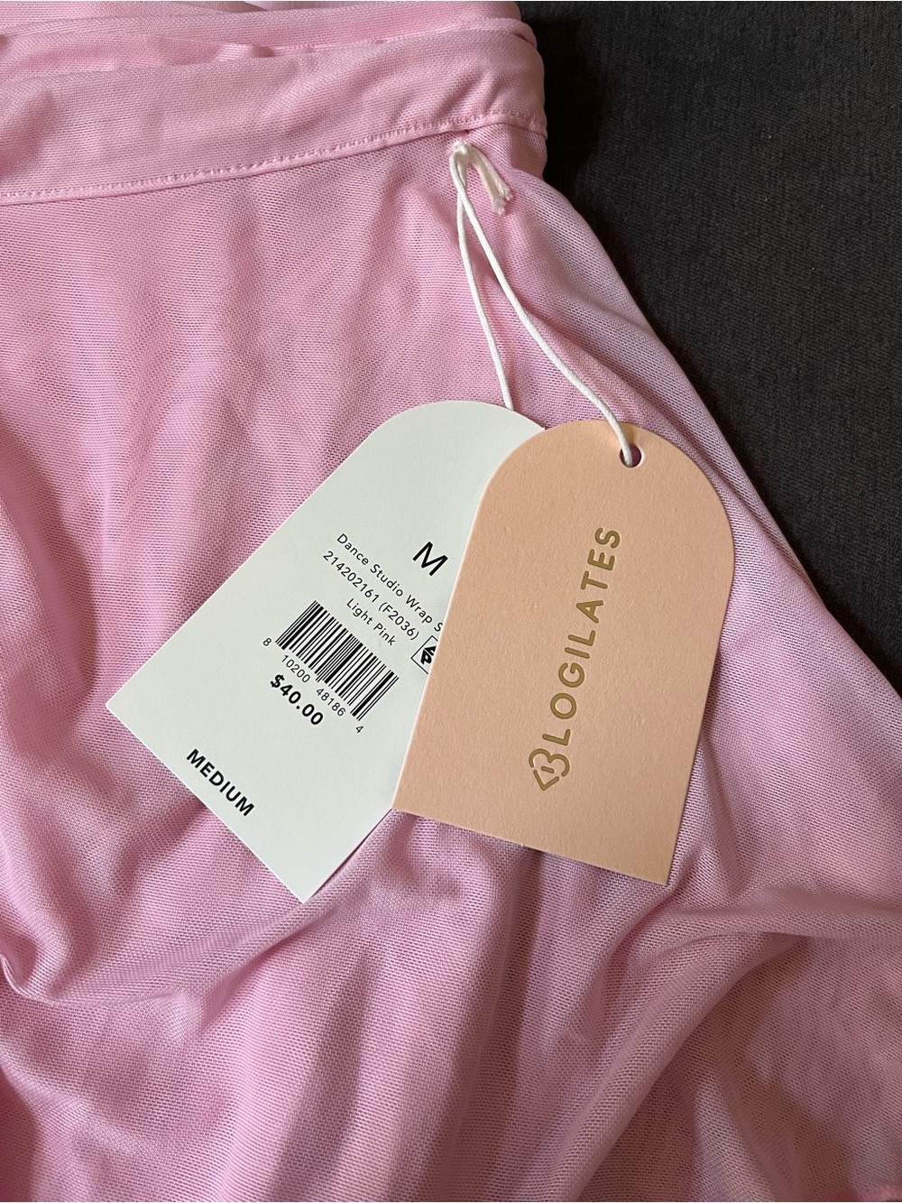 Blogilates Dance Studio Wrap Skort Ballet Pink - Women’s Size Medium NWT